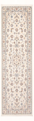 Alfombra de pasillo Alfombra Persa - Nain - Prima - 247 x 80 cm - crema