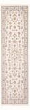 Alfombra de pasillo Alfombra Persa - Nain - Prima - 247 x 80 cm - crema