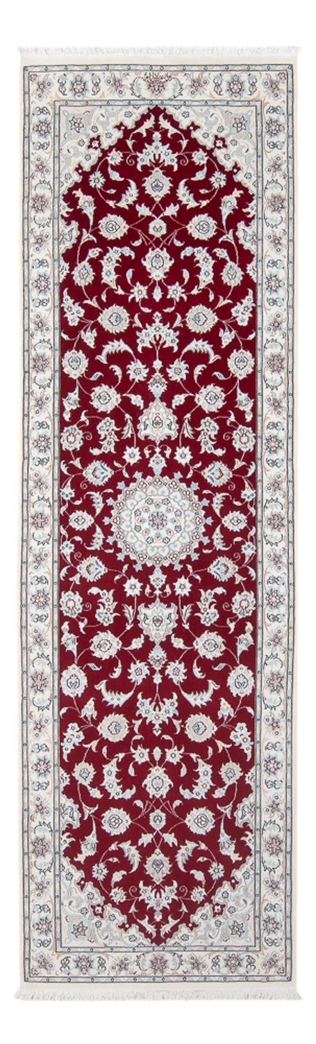 Alfombra de pasillo Alfombra Persa - Nain - Prima - 243 x 81 cm - rojo