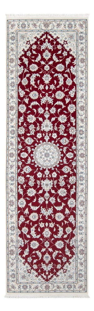 Alfombra de pasillo Alfombra Persa - Nain - Prima - 243 x 81 cm - rojo