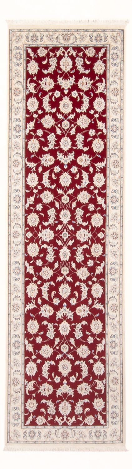 Alfombra de pasillo Alfombra Persa - Nain - Prima - 248 x 82 cm - rojo