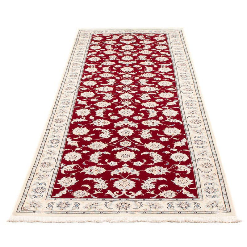 Alfombra de pasillo Alfombra Persa - Nain - Prima - 248 x 82 cm - rojo