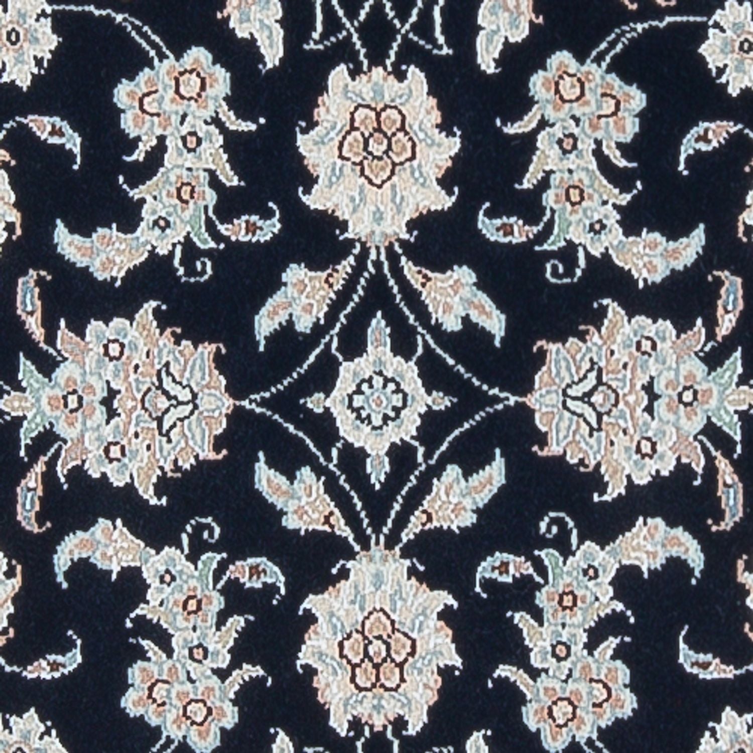 Alfombra de pasillo Alfombra Persa - Nain - Prima - 248 x 82 cm - azul oscuro