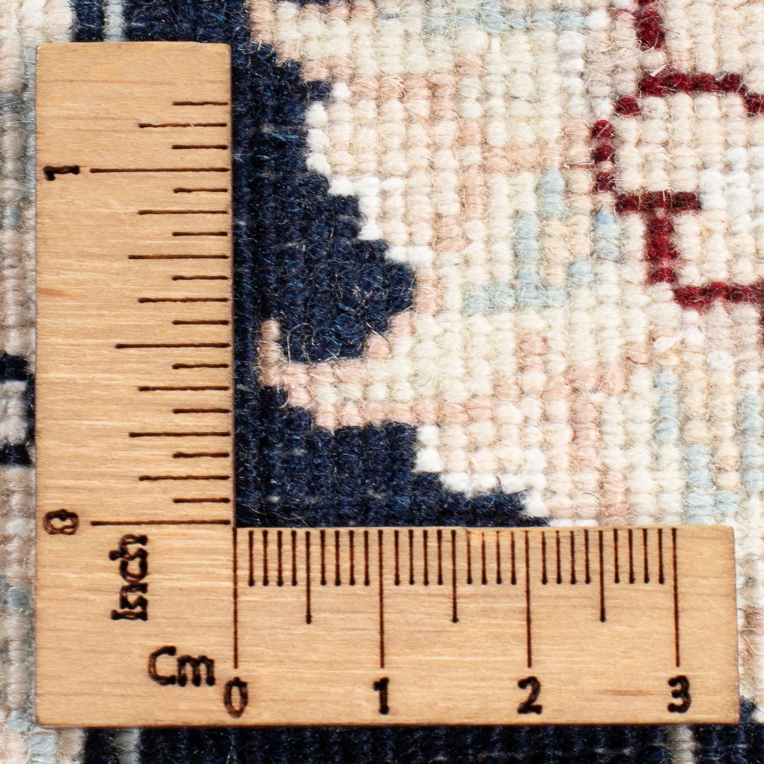 Alfombra de pasillo Alfombra Persa - Nain - Prima - 248 x 83 cm - azul oscuro