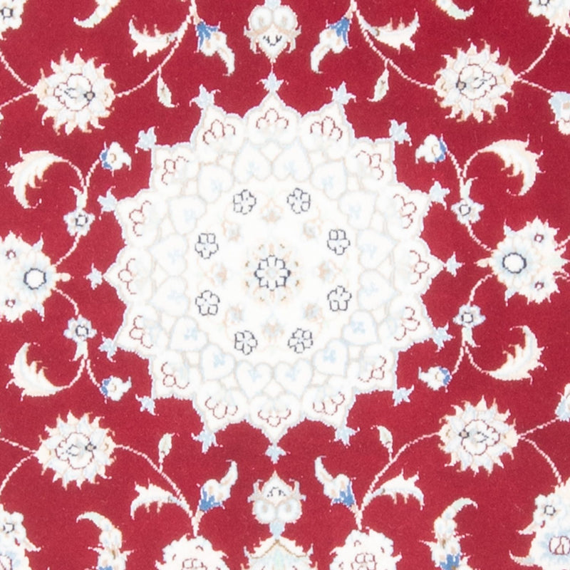 Alfombra de pasillo Alfombra Persa - Nain - Real - 202 x 80 cm - rojo