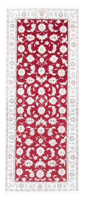 Alfombra de pasillo Alfombra Persa - Nain - Real - 204 x 80 cm - rojo