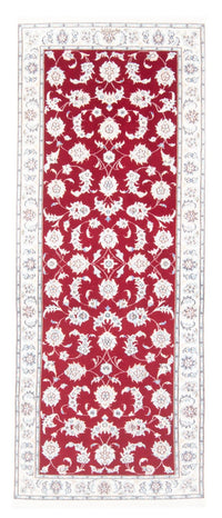 Alfombra de pasillo Alfombra Persa - Nain - Real - 204 x 80 cm - rojo