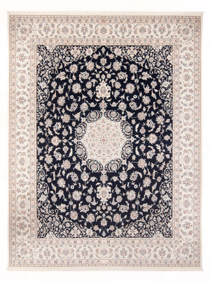 Alfombra Persa - Nain - Prima - 310 x 243 cm - azul oscuro