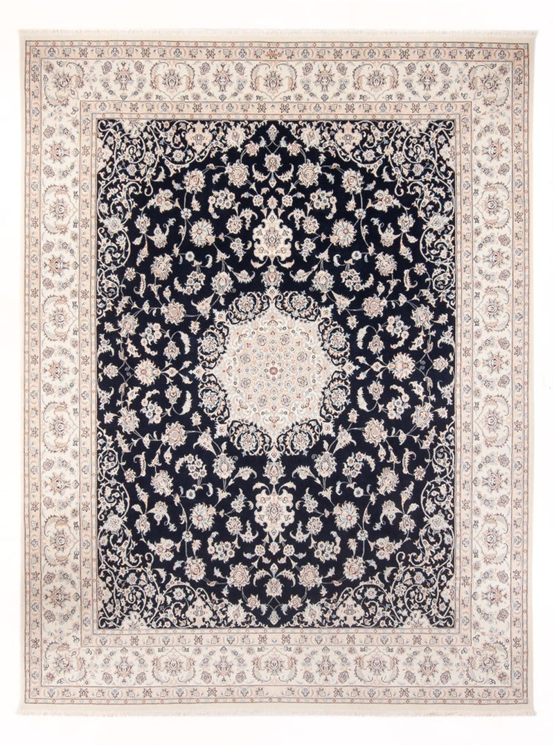 Alfombra Persa - Nain - Prima - 310 x 243 cm - azul oscuro
