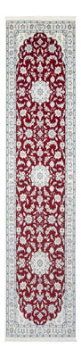 Alfombra de pasillo Alfombra Persa - Nain - Prima - 300 x 78 cm - rojo