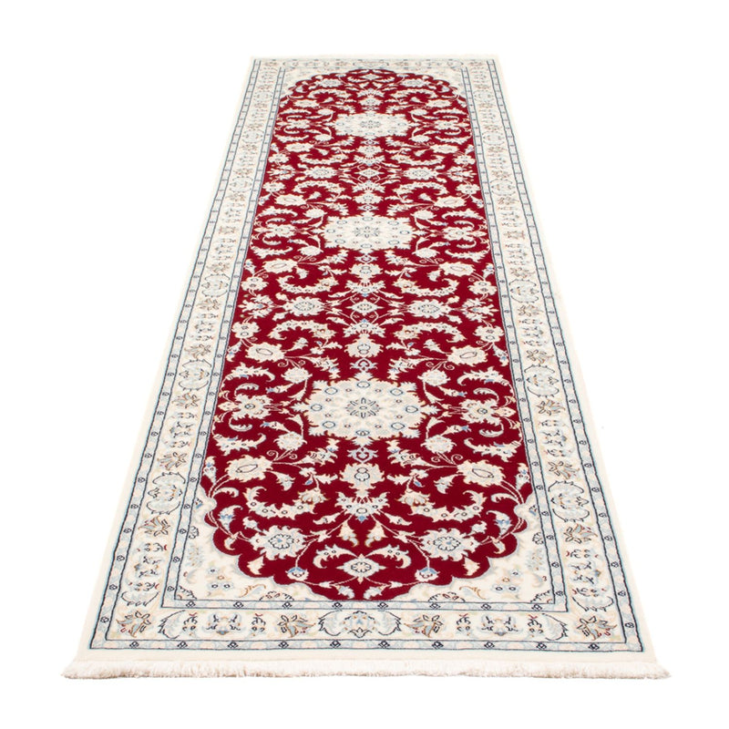 Alfombra de pasillo Alfombra Persa - Nain - Prima - 300 x 78 cm - rojo