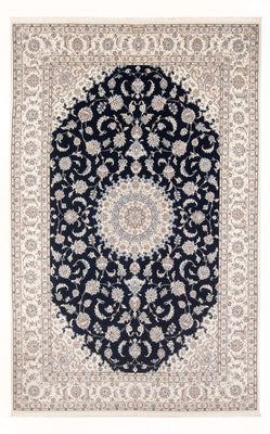 Alfombra Persa - Nain - Prima - 296 x 196 cm - azul oscuro