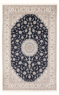 Alfombra Persa - Nain - Prima - 296 x 196 cm - azul oscuro
