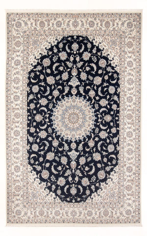 Alfombra Persa - Nain - Prima - 296 x 196 cm - azul oscuro