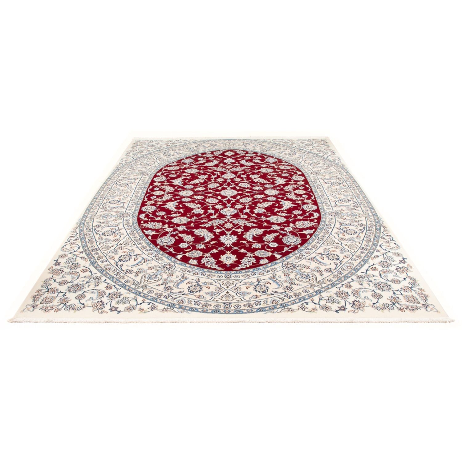Alfombra Persa - Nain - Prima - 297 x 203 cm - rojo