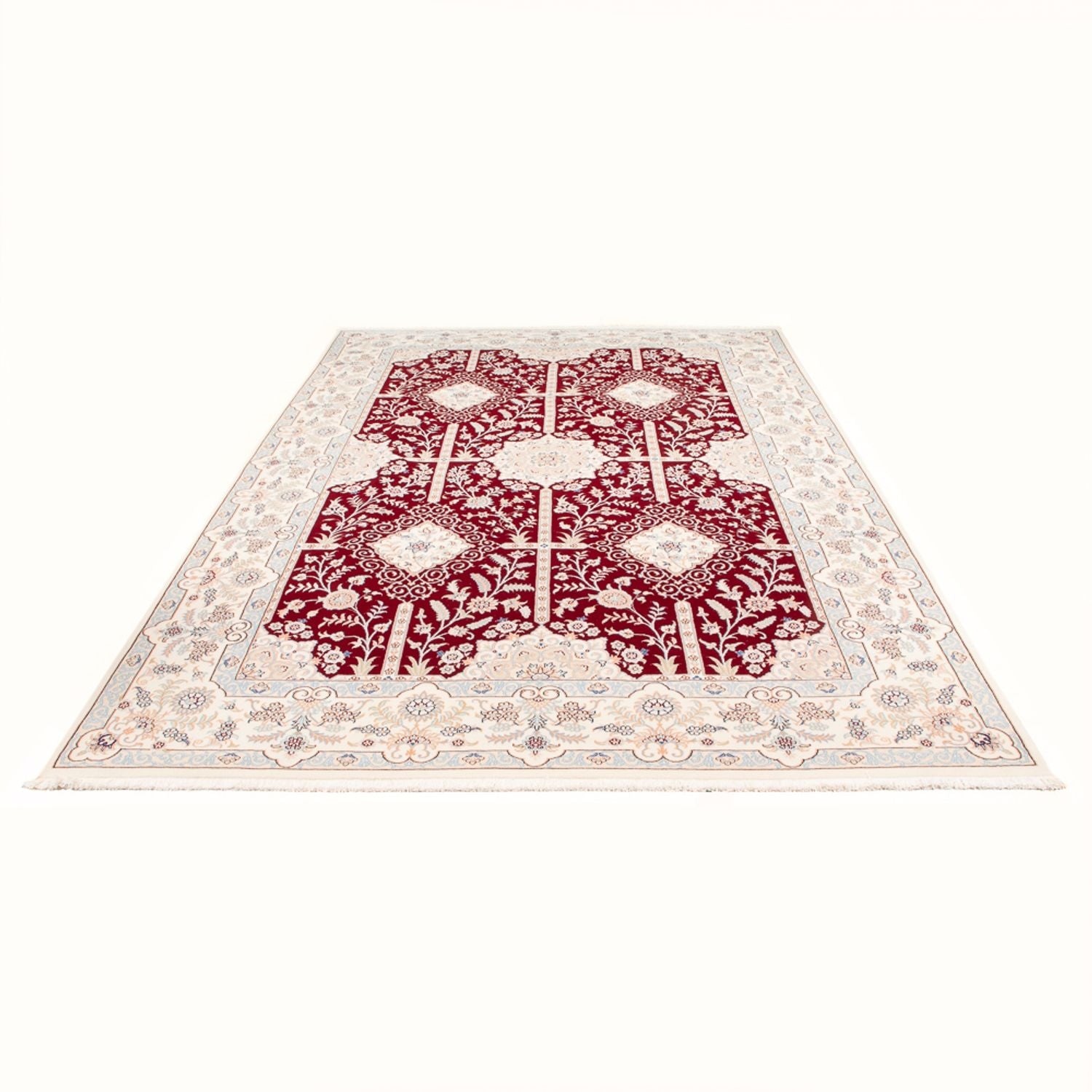 Alfombra Persa - Nain - Prima - 300 x 198 cm - rojo