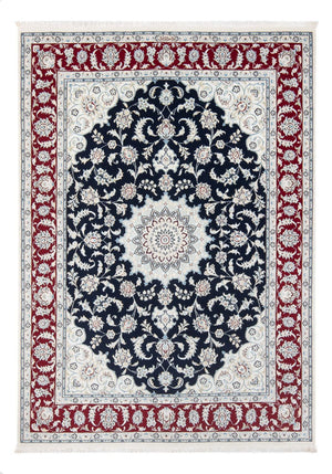 Alfombra Persa - Nain - Prima - 204 x 150 cm - azul oscuro