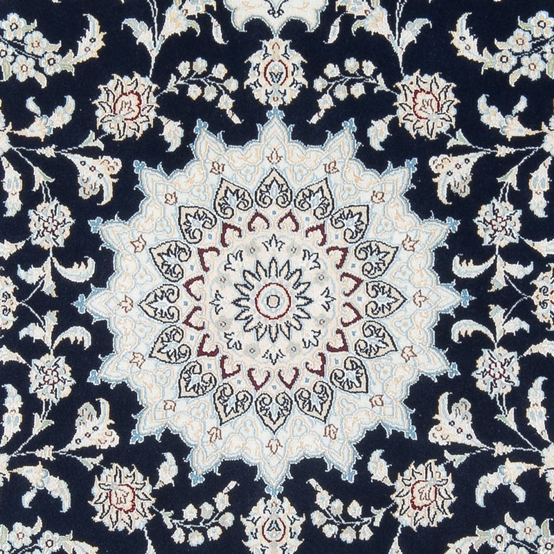 Alfombra Persa - Nain - Prima - 204 x 150 cm - azul oscuro