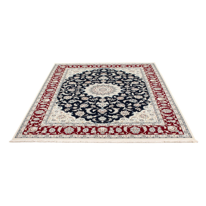Alfombra Persa - Nain - Prima - 204 x 150 cm - azul oscuro