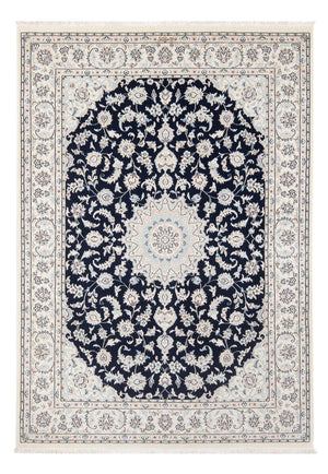Alfombra Persa - Nain - Prima - 205 x 148 cm - azul oscuro