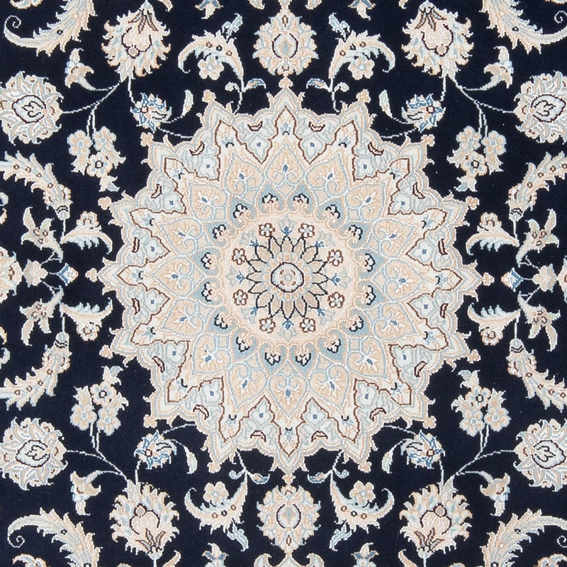 Alfombra Persa - Nain - Prima - 198 x 150 cm - azul oscuro