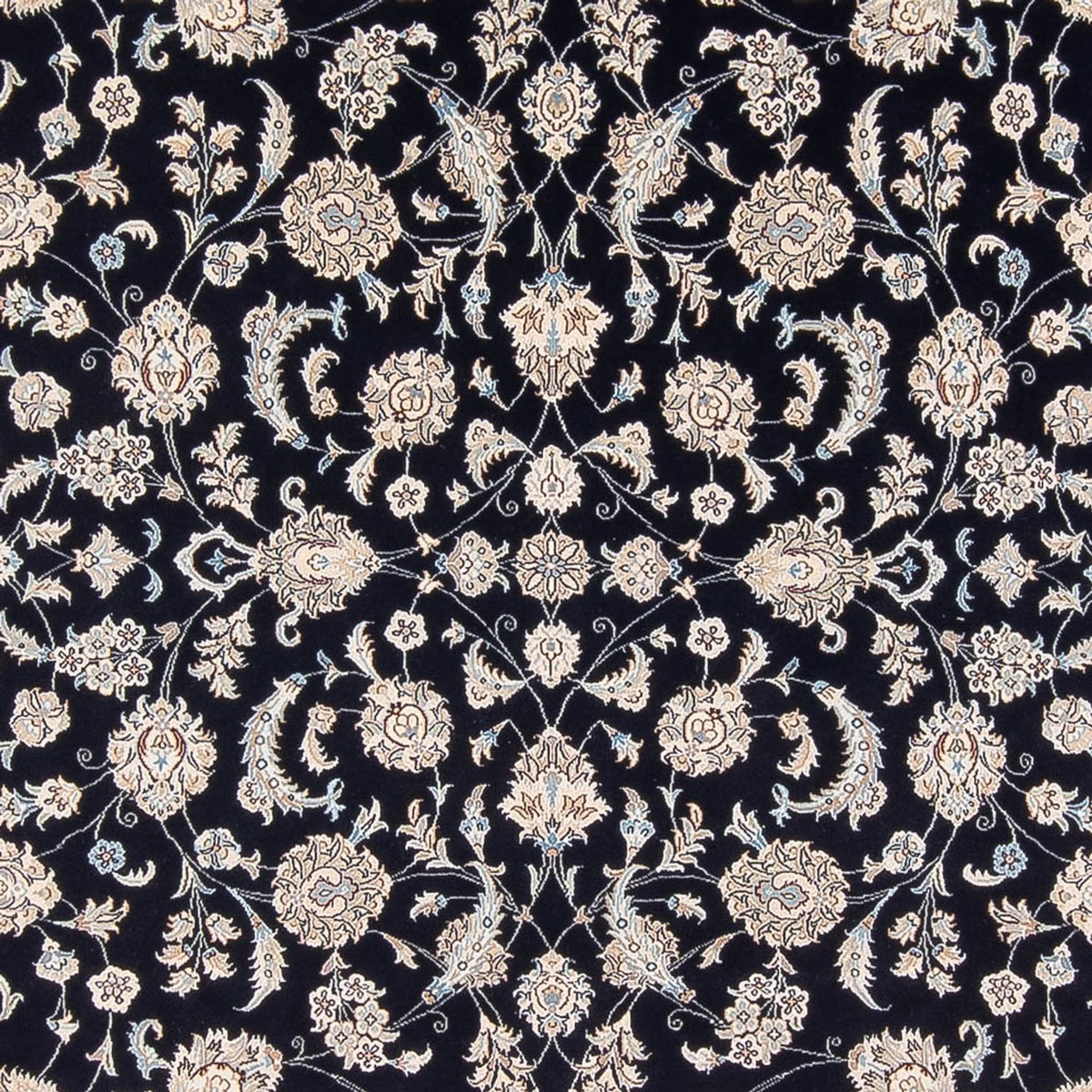 Alfombra Persa - Nain - Prima - 305 x 248 cm - azul oscuro