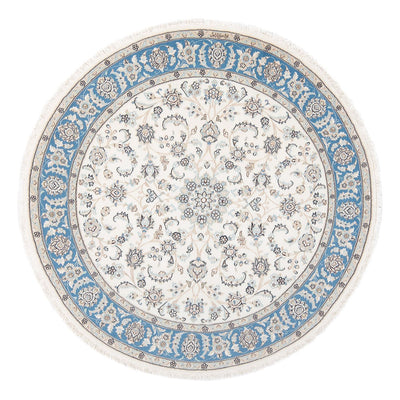 Alfombra Persa - Nain - Prima redondo  - 148 x 149 cm - crema