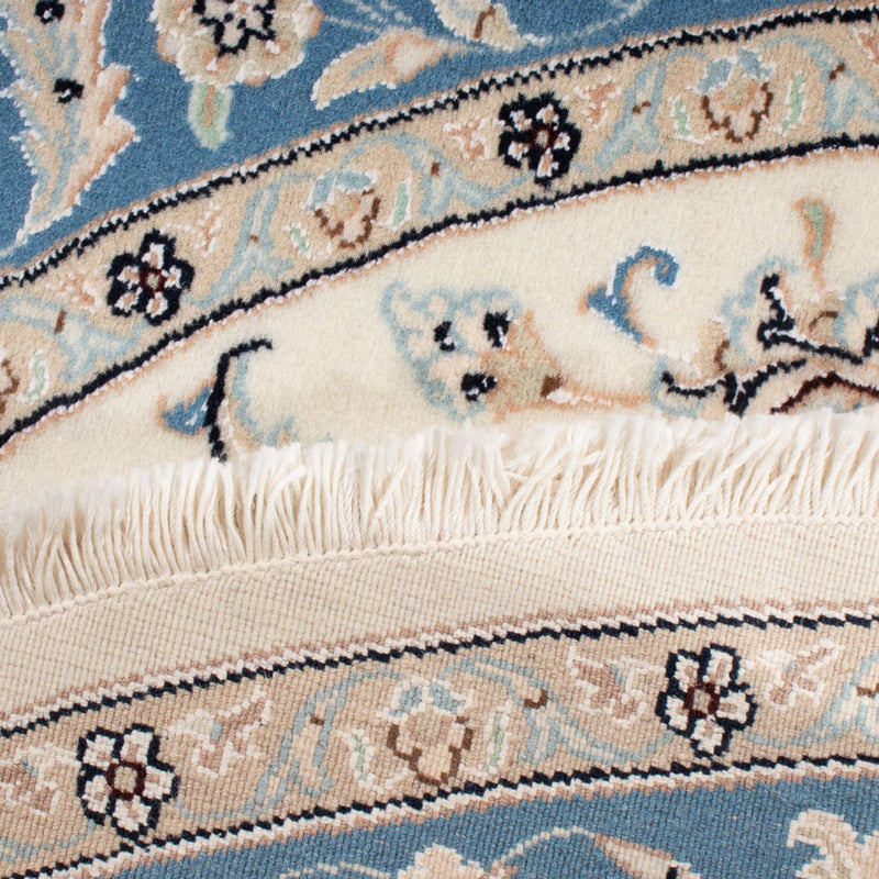 Alfombra Persa - Nain - Prima redondo  - 148 x 149 cm - crema