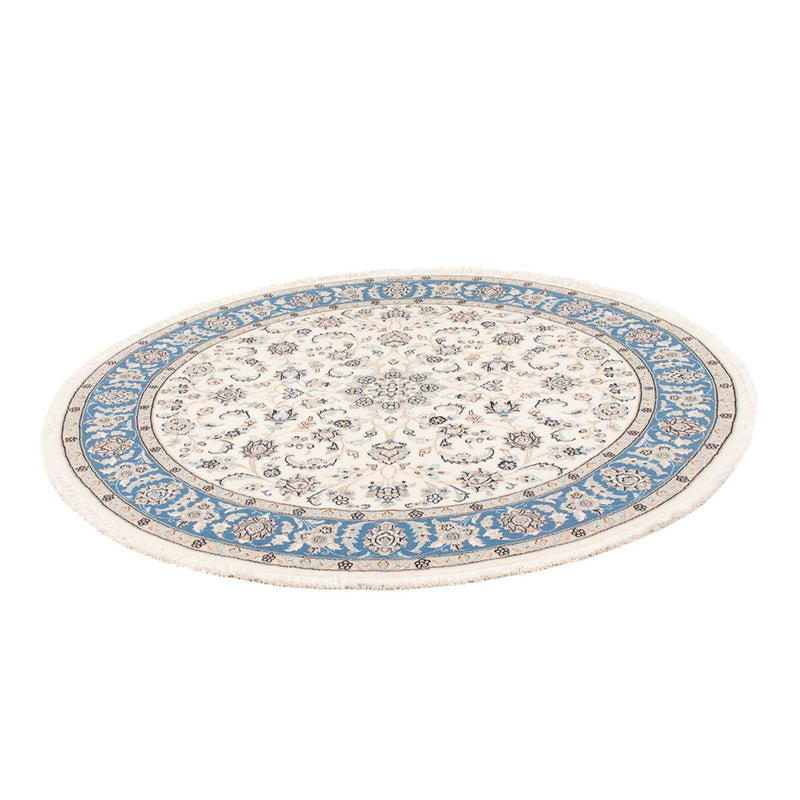 Alfombra Persa - Nain - Prima redondo  - 148 x 149 cm - crema