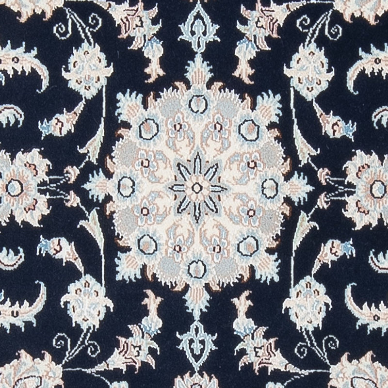Alfombra de pasillo Alfombra Persa - Nain - Prima - 296 x 81 cm - azul oscuro
