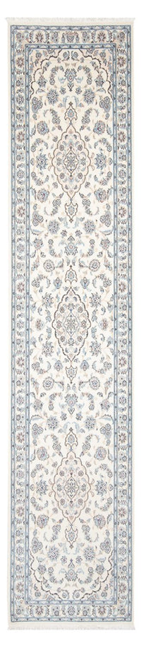 Alfombra de pasillo Alfombra Persa - Nain - Prima - 350 x 84 cm - crema