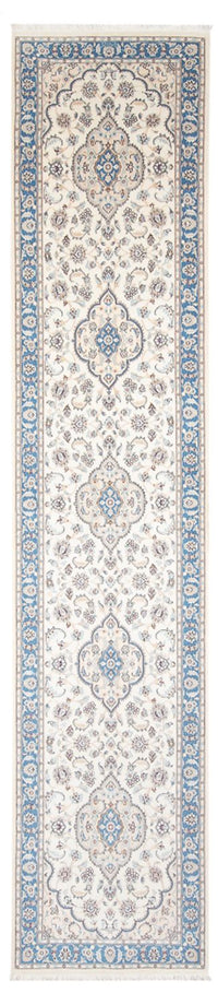 Alfombra de pasillo Alfombra Persa - Nain - Prima - 394 x 91 cm - crema