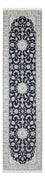 Alfombra de pasillo Alfombra Persa - Nain - Prima - 305 x 82 cm - azul oscuro
