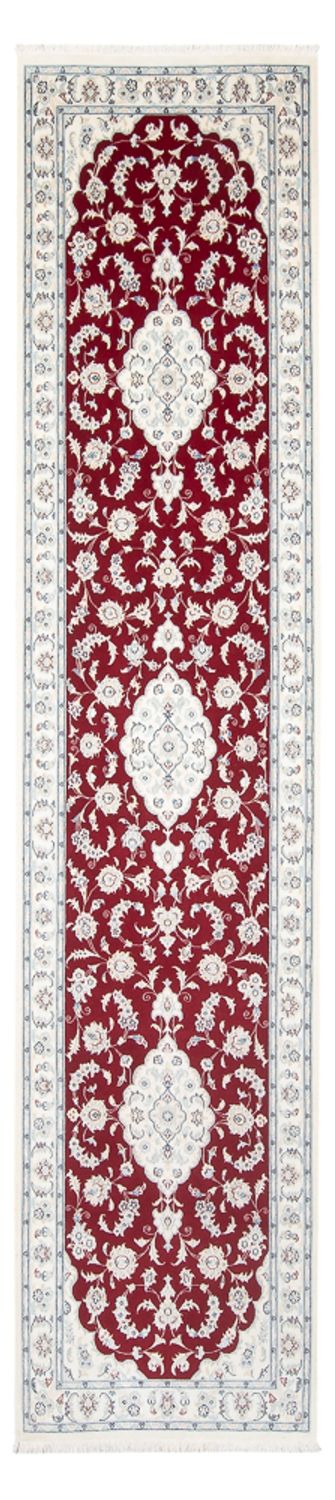 Alfombra de pasillo Alfombra Persa - Nain - Prima - 344 x 80 cm - rojo