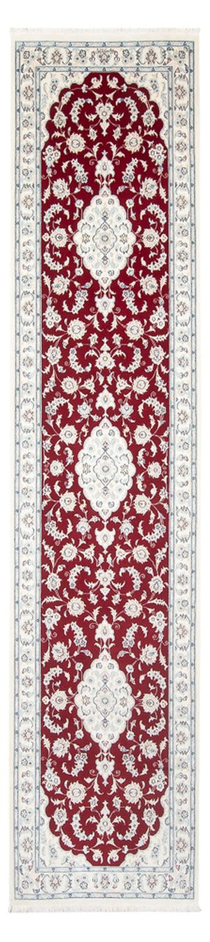 Alfombra de pasillo Alfombra Persa - Nain - Prima - 344 x 80 cm - rojo