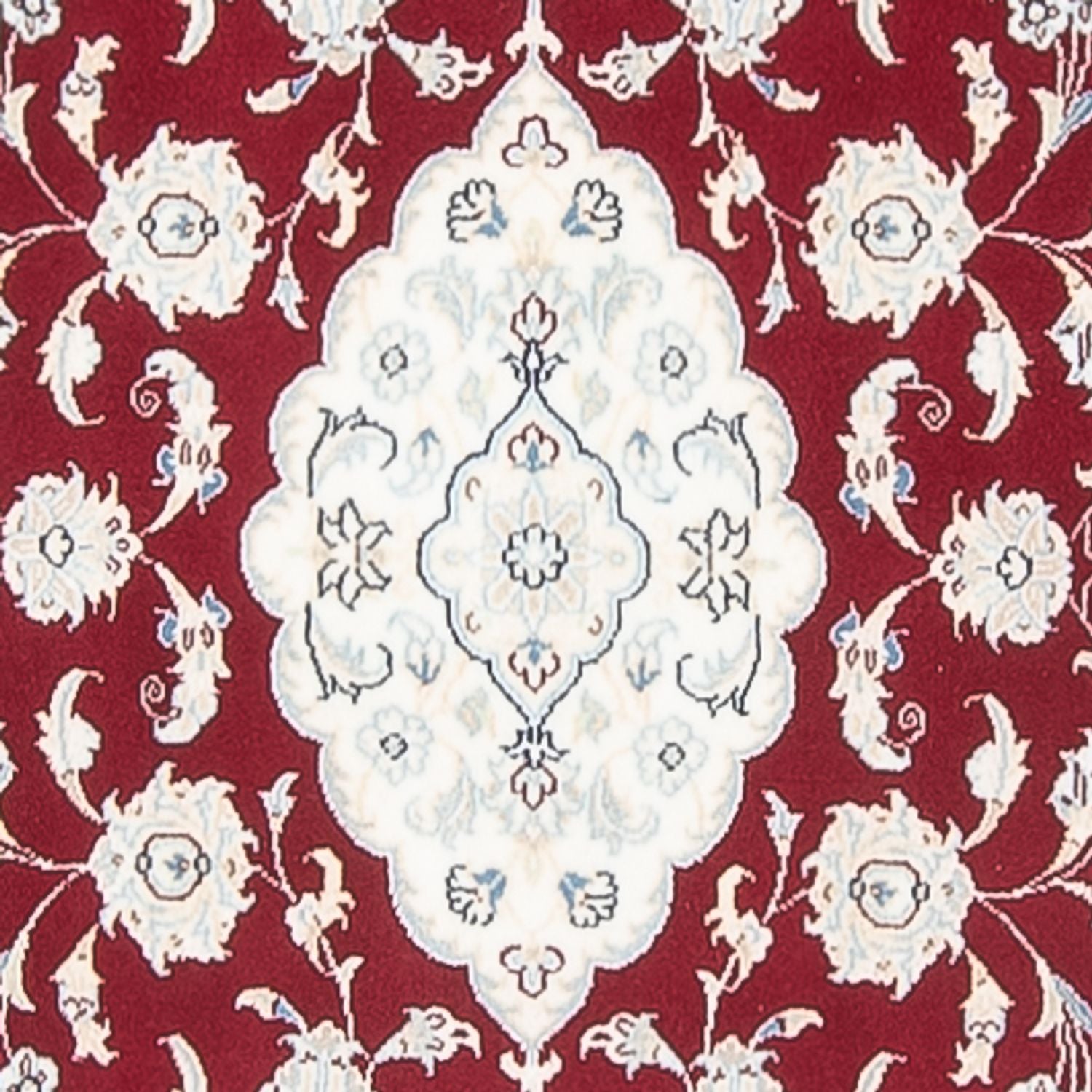 Alfombra de pasillo Alfombra Persa - Nain - Prima - 344 x 80 cm - rojo