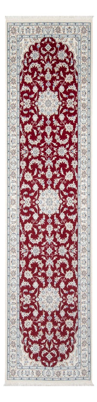 Alfombra de pasillo Alfombra Persa - Nain - Prima - 298 x 83 cm - rojo