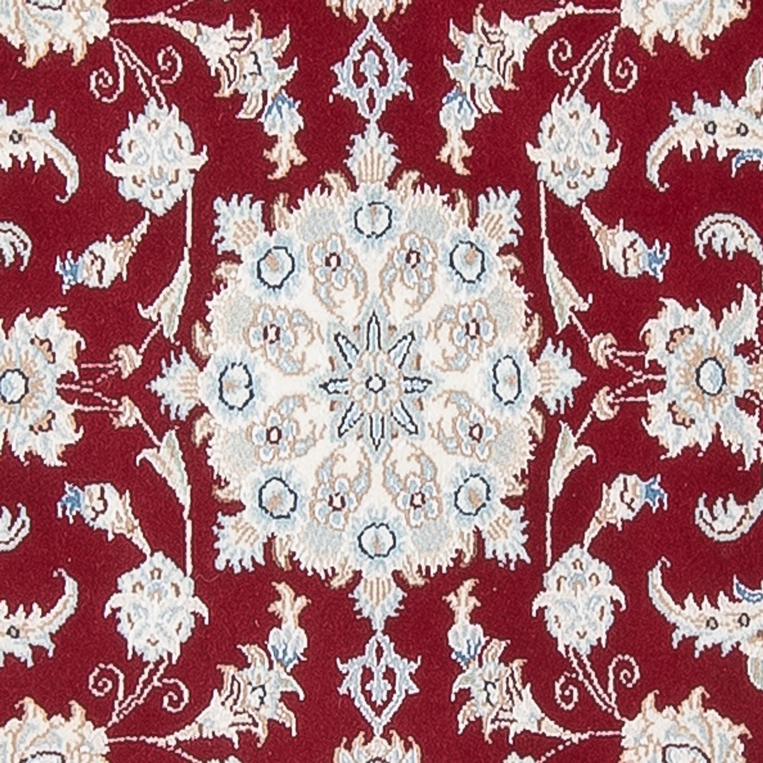Alfombra de pasillo Alfombra Persa - Nain - Prima - 298 x 83 cm - rojo