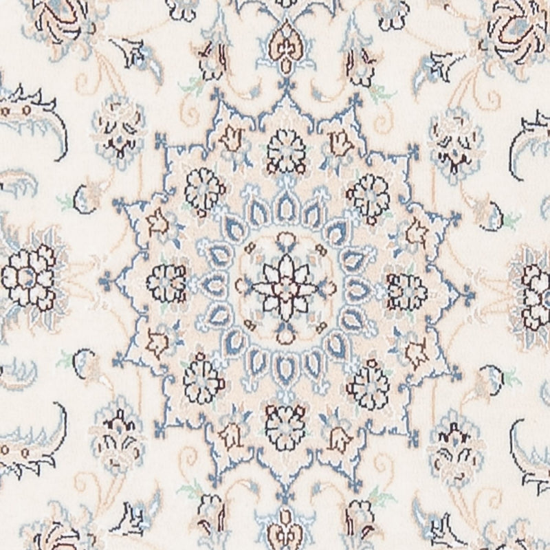 Alfombra de pasillo Alfombra Persa - Nain - Prima - 306 x 90 cm - crema
