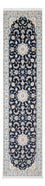 Alfombra de pasillo Alfombra Persa - Nain - Prima - 302 x 83 cm - azul oscuro