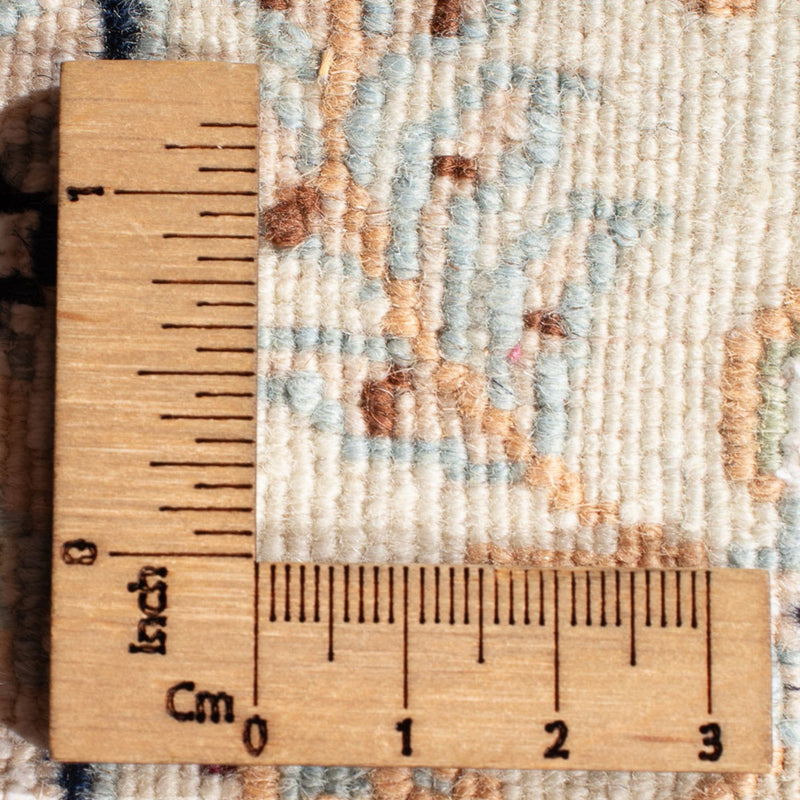 Alfombra de pasillo Alfombra Persa - Nain - Prima - 302 x 83 cm - azul oscuro