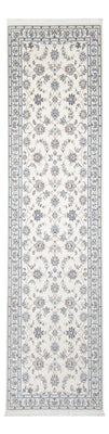Alfombra de pasillo Alfombra Persa - Nain - Prima - 301 x 84 cm - crema