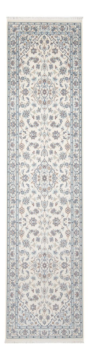 Alfombra de pasillo Alfombra Persa - Nain - Prima - 295 x 80 cm - crema
