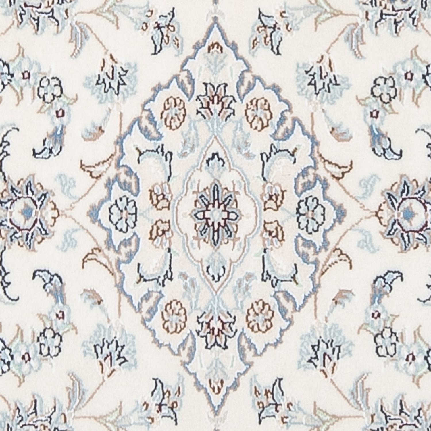 Alfombra de pasillo Alfombra Persa - Nain - Prima - 295 x 80 cm - crema
