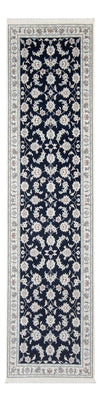 Alfombra de pasillo Alfombra Persa - Nain - Prima - 293 x 81 cm - azul oscuro