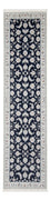 Alfombra de pasillo Alfombra Persa - Nain - Prima - 293 x 81 cm - azul oscuro