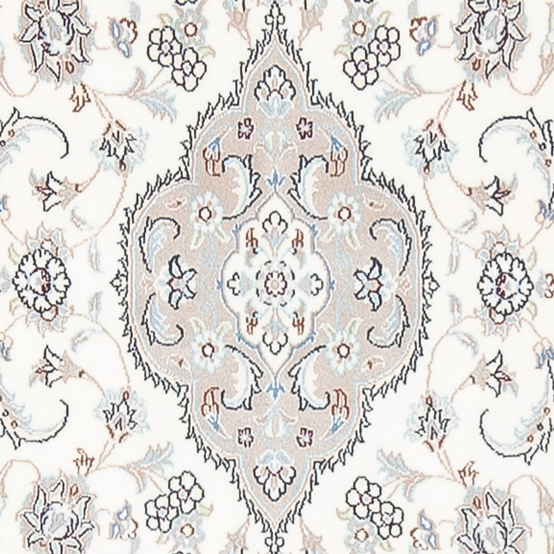 Alfombra de pasillo Alfombra Persa - Nain - Prima - 410 x 90 cm - crema