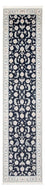 Alfombra de pasillo Alfombra Persa - Nain - Prima - 339 x 85 cm - azul oscuro