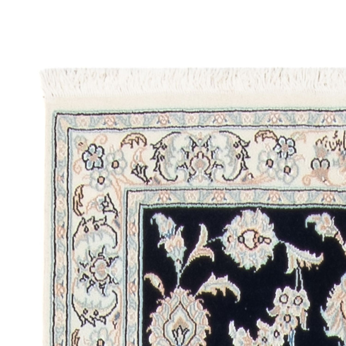 Nain - 6La Alfombra 85x339cm - Alfombra persa - azul oscuro