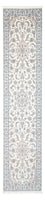 Alfombra de pasillo Alfombra Persa - Nain - Prima - 346 x 84 cm - crema